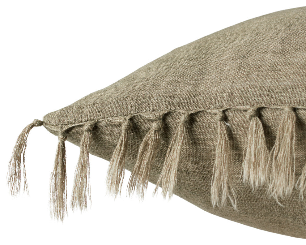 Jaipur Living Majere Solid Sage Down Pillow 20" Square