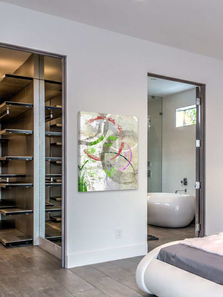 "Kyoto III" Painting Print on Canvas by Aryai