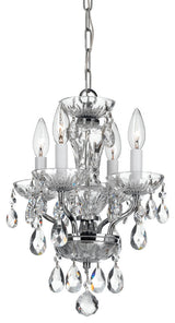 Crystorama 5534CHCLS Four Light Chandelier Traditional Crystal