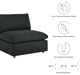 Modular Deep Sofa, Black, Fabric, Modern, Lounge Cafe Hotel Lobby Hospitality
