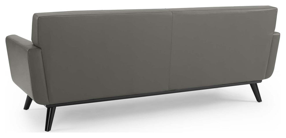 Sofa, Leather, Gray, Modern, Living Lounge Room Hotel Lobby Hospitality