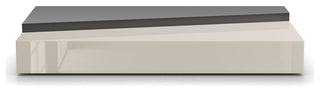 Loftus Coffee Tables in Glossy Dark Gull Gray and Glossy Chateau Gray