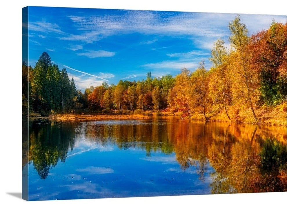 "Ode To Autumn" Wrapped Canvas Art Print, 48"x32"x1.5"