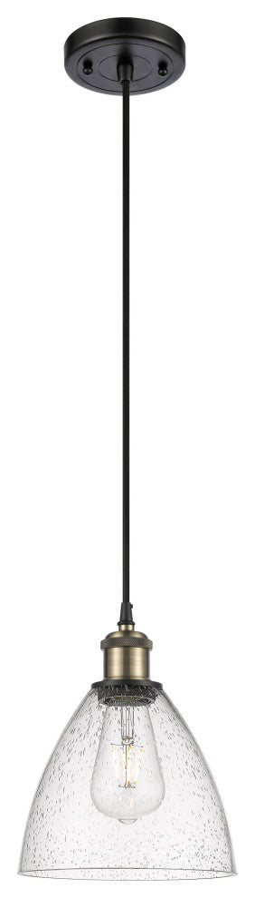Innovations 516-1P-BAB-GBD-754-LED 1-Light Mini Pendant, Black Antique Brass