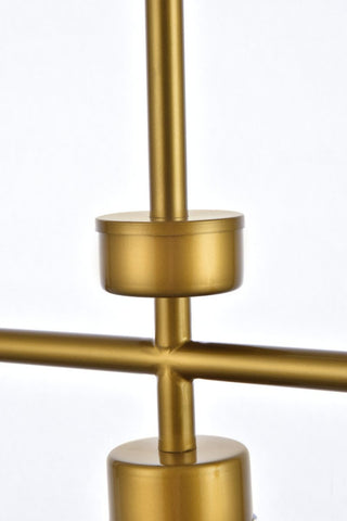 Mira 3-Light Brass Pendant