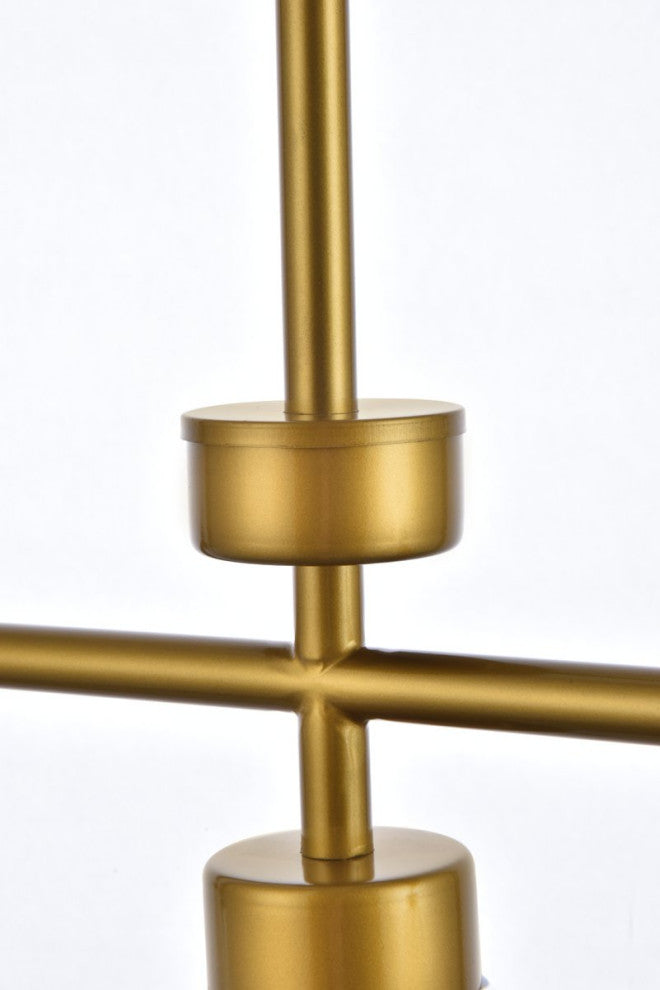 Mira 3-Light Brass Pendant
