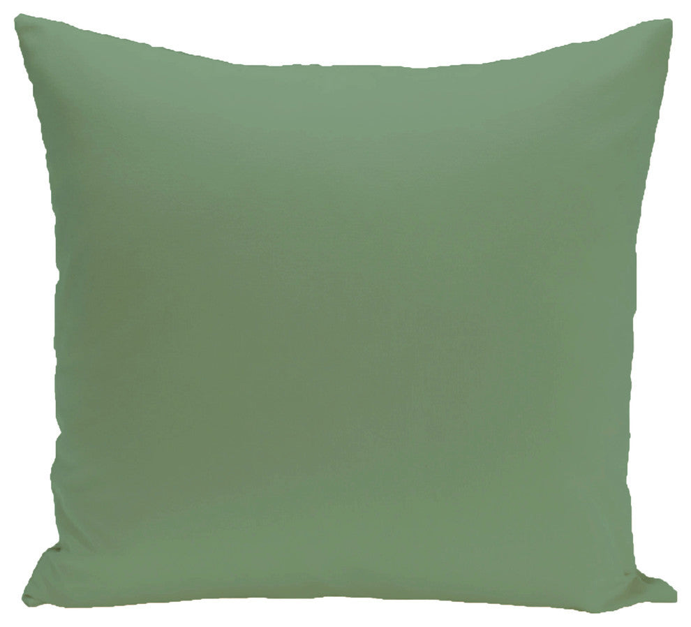Solid Pillow, Succulent, 18"x18"