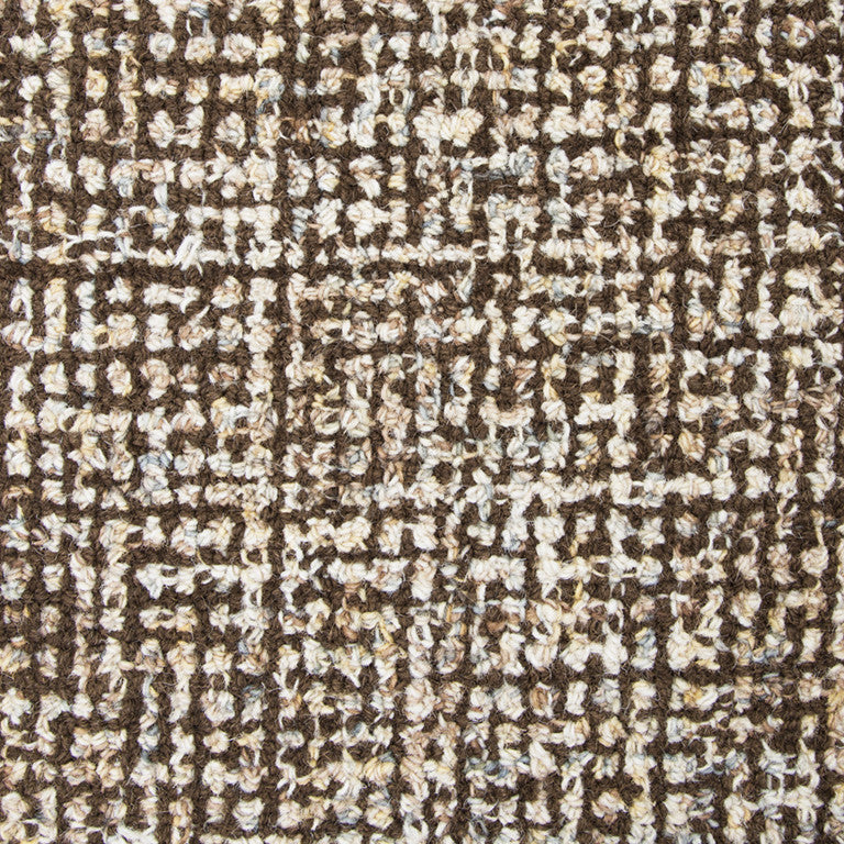 Rizzy Home Brindleton BR360A Brown Solid Area Rug, 8' Round