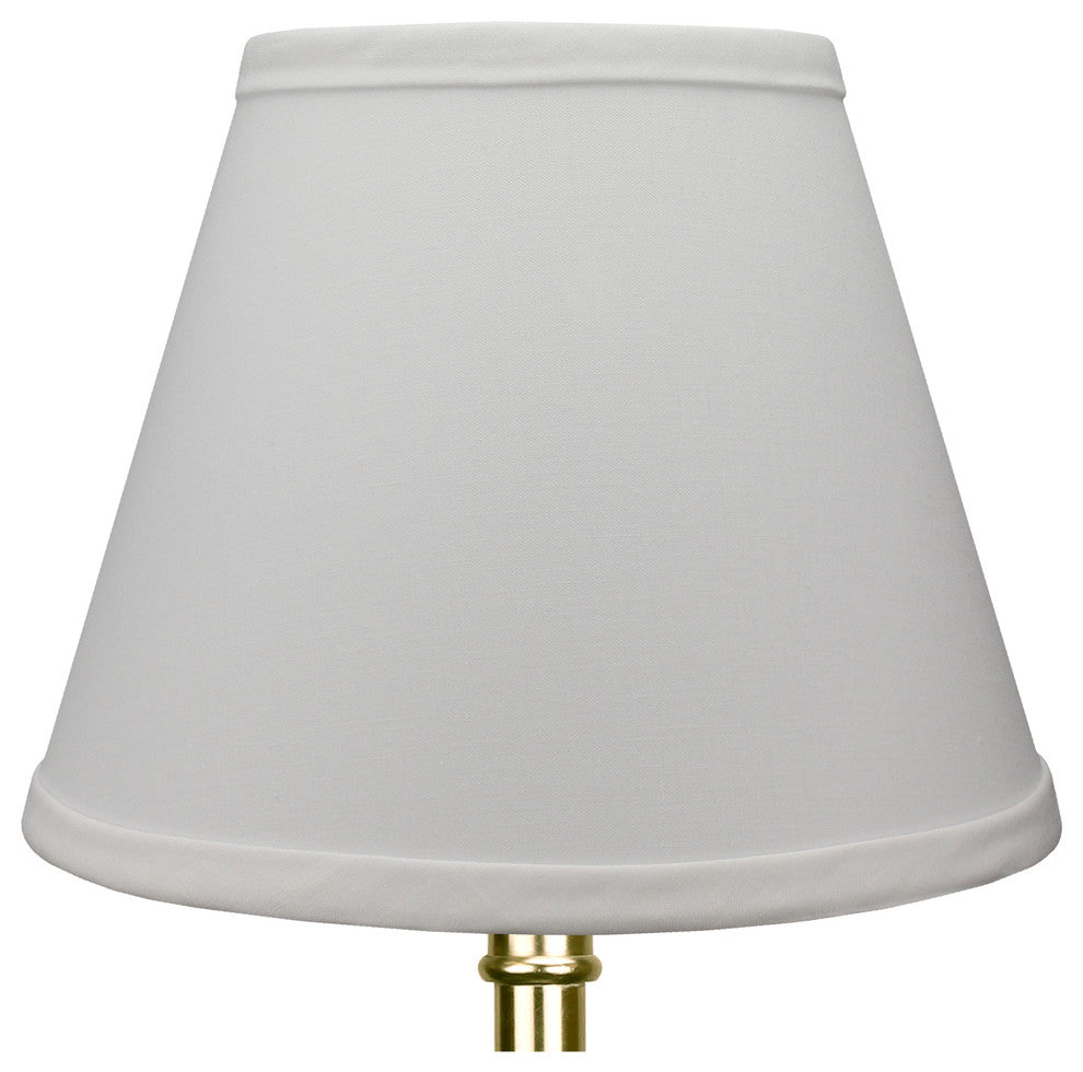 Fenchel Shades, 5"x9"x7" Bulb Clip Attachment Empire Lamp Shade, Linen