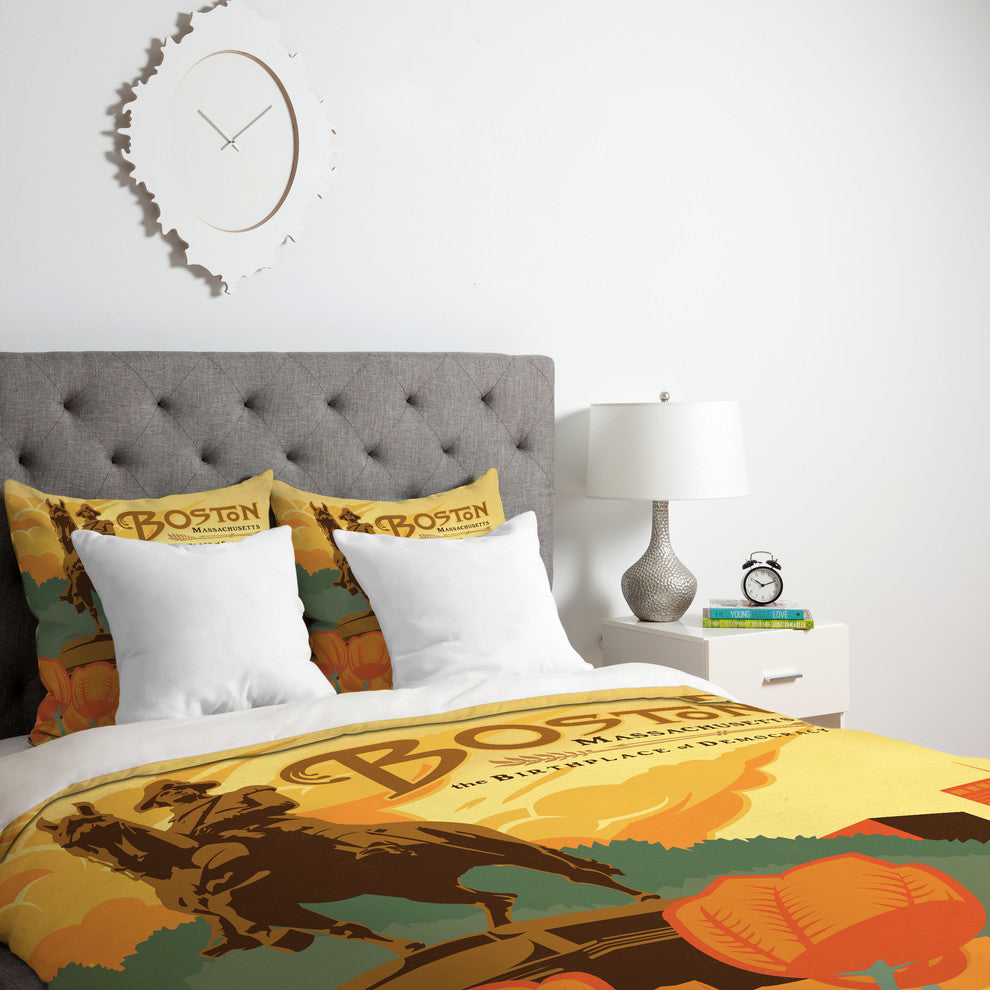 Deny Designs Anderson Design Group Boston Duvet Cover - Lightweight