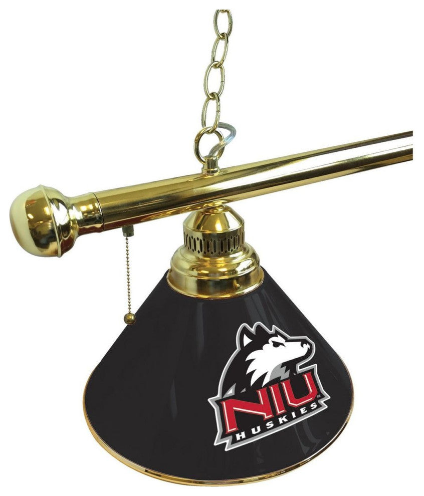 Holland University of Northern Illinois 3-Shade Billiard Light - Brass