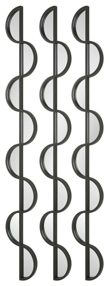 Uttermost Wisp Mirrored Iron Wall Decor, 3-Piece Set
