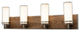 Arden 4-Light LED Vanity, Satin Nickel