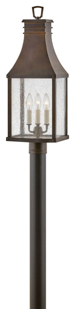 Hinkley Lighting 17461 Beacon Hill 3 Light 26.25" Tall Heritage - Blackened
