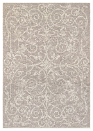 Couristan Monaco Summer Quay Indoor/Outdoor Area Rug, Cocoa Natural, 3'9"x5'5"