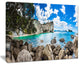 "Nestor Notabilis Kea Panorama" Extra Large Seashore Wall Art, 20"x12"