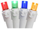 Multi Colored LED Christmas Lights on White Wire