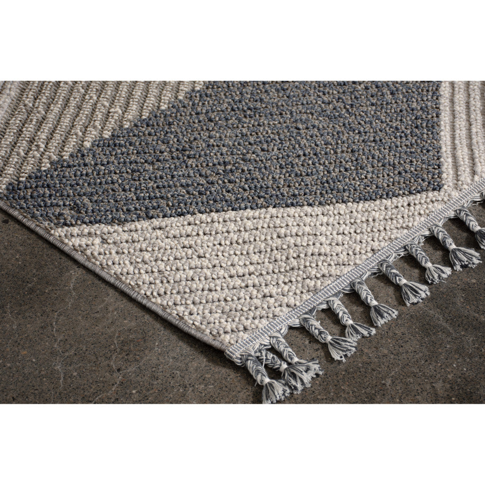 Ambrose 3'28" X 4'92" Ft Power Loomeded Indoor Rug