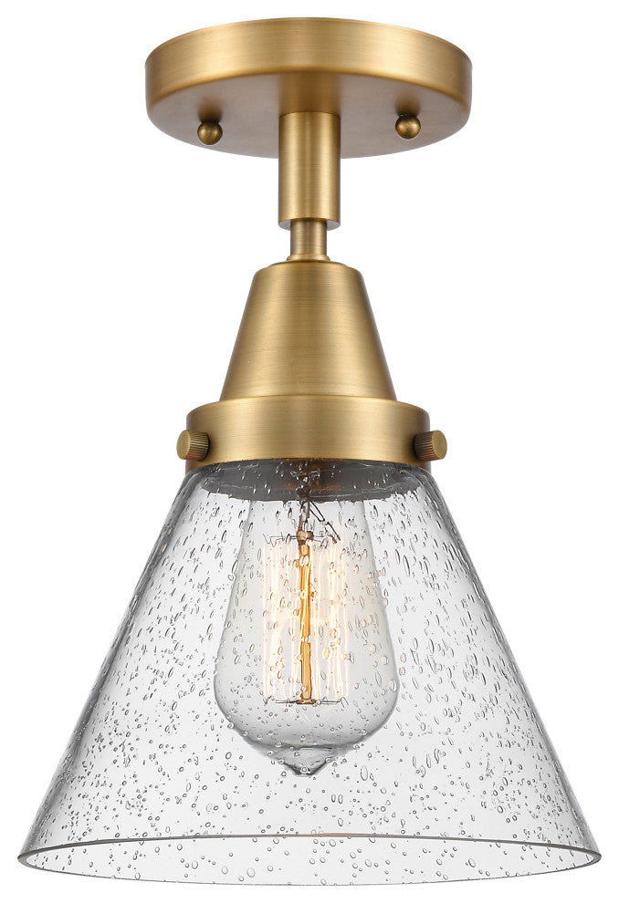INNOVATIONS LIGHTING 447-1C-BB-G44-LED Large Cone Flush Mount