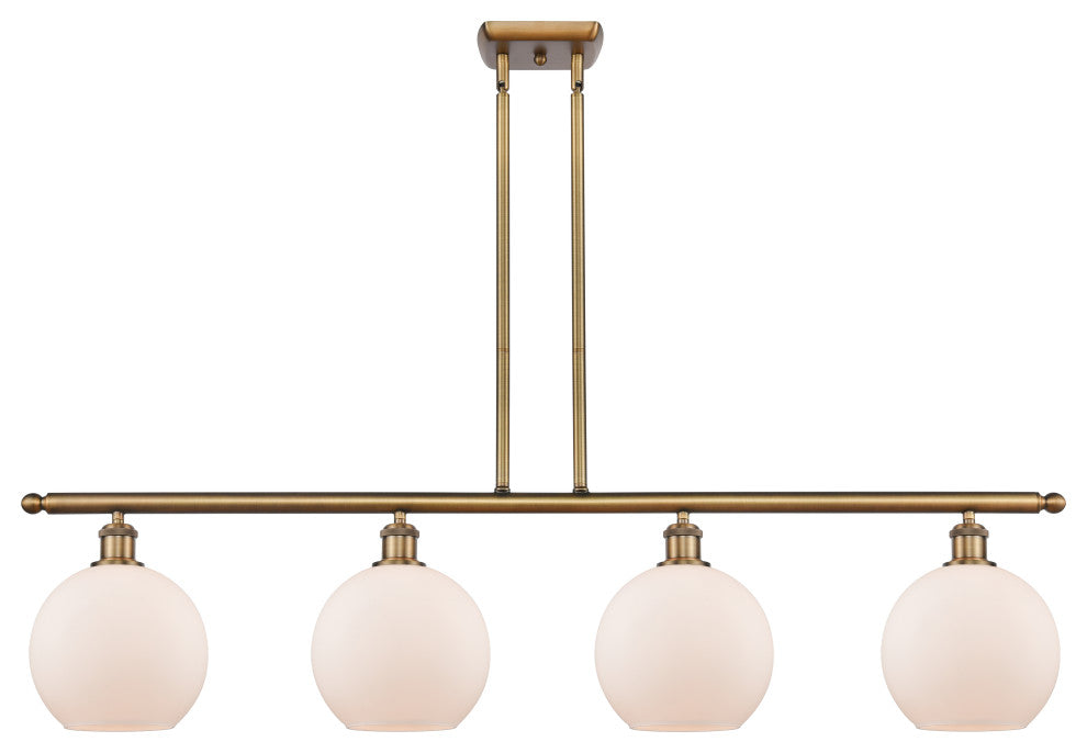 Innovations Lighting 516-4I-BB-G121-8 Athens 4 Light 48" Island Light