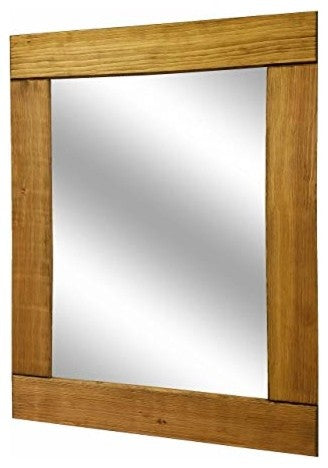 Driftwood Natural Rustic Style Vanity Mirror , 42"x30"