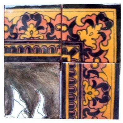 Callalillies Basket Clay Talavera Tile Mural