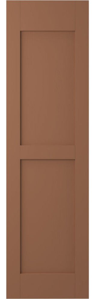 Two Equal Raised Panel Shutters (Per Pair)