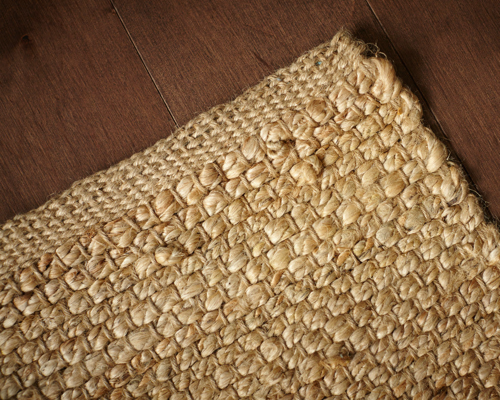 Portland Jute Area Rug, Tan, 4'x6'