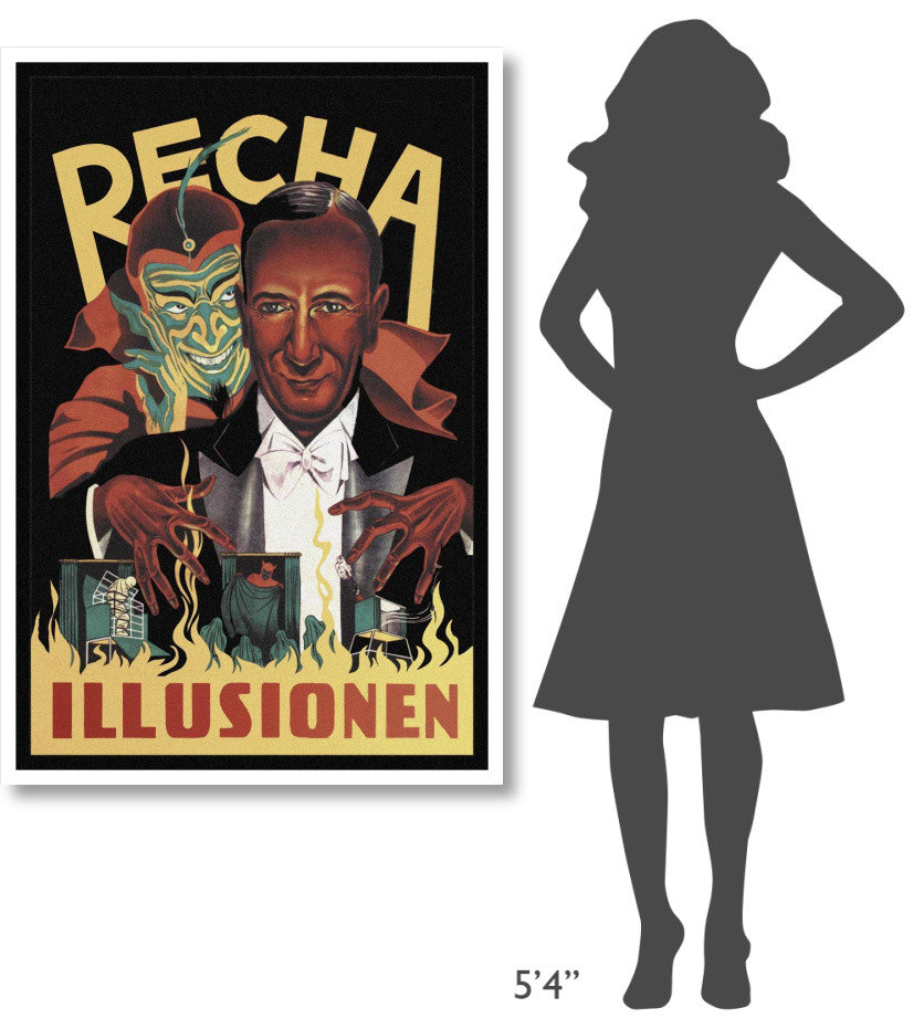 "Magicians: Recha Illusionen" Digital Paper Print, 34"x50"