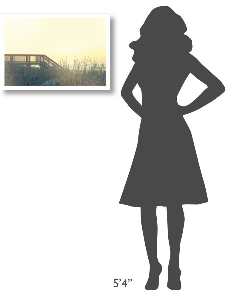 "Boardwalk to the Beach" Digital Paper Print by Sue Schlabach, 26"x18"