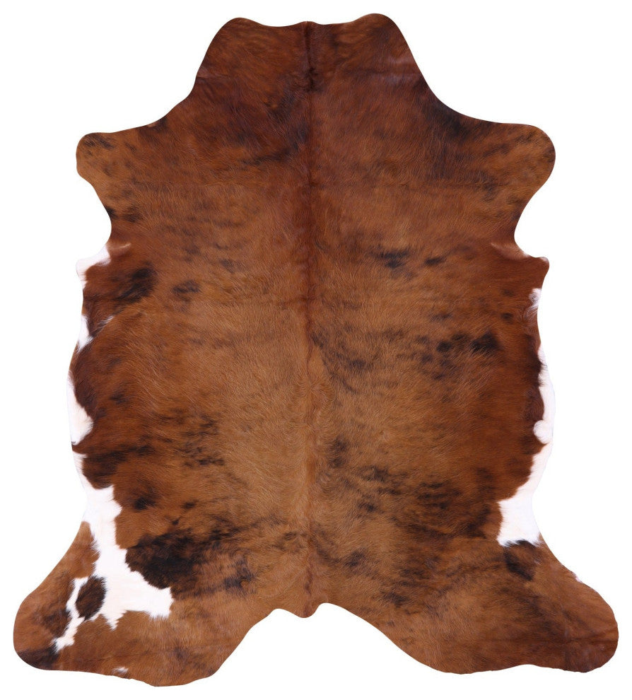 6' 10" X 6' 1" Natural Cowhide Rug C1805