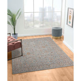 Manor Sarouk Area Rug - Silver, 3'x4'11"