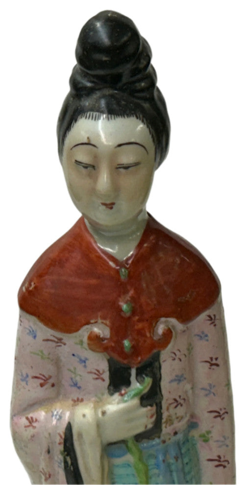 Vintage Oriental Ancient Style Dressing Ceramic Lady Art Figurine Hws4416
