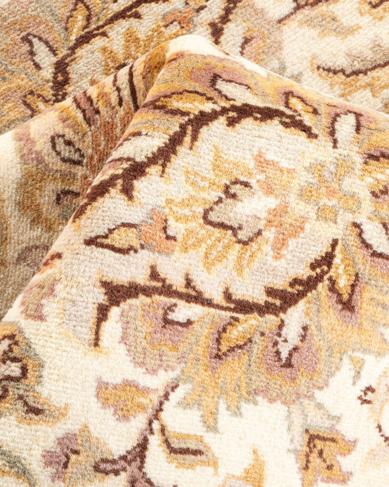 Mogul, One-of-a-Kind Hand-Knotted Area Rug Ivory, 4' 2 x 6' 1