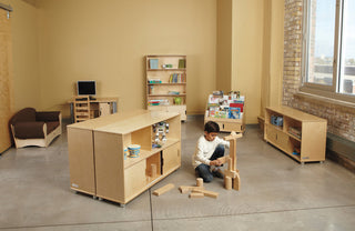 Truemodern Bookcase Storage, 4-Compartment