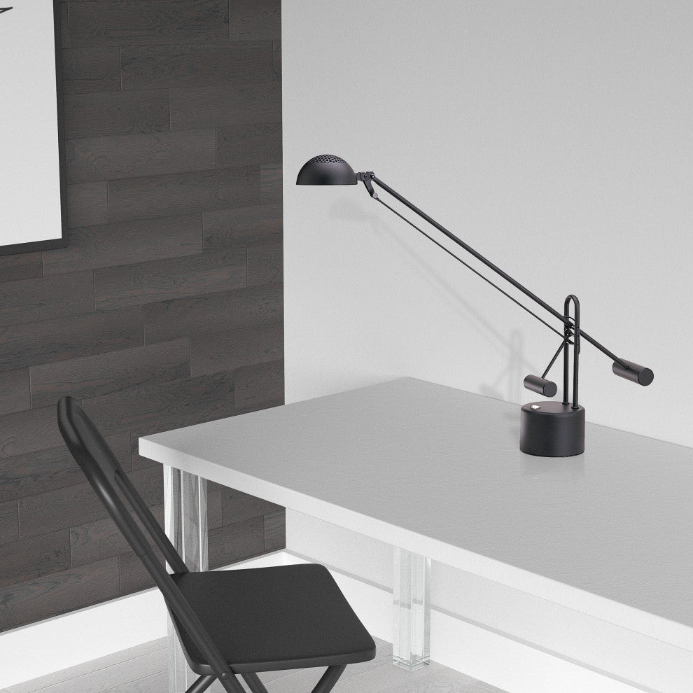 8W Desk Lamp, Black Finish