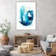 "Volcano Sparkle" Framed Canvas by Giant Art 30"x40"