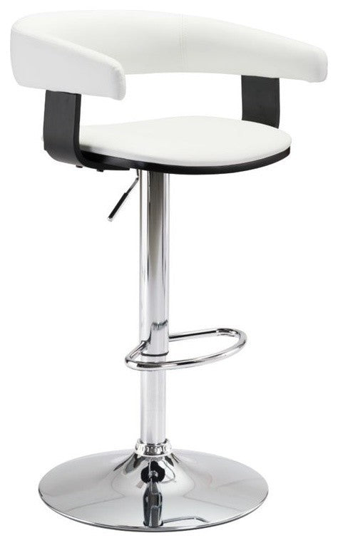 Zuo Modern Fuel Bar Chair White