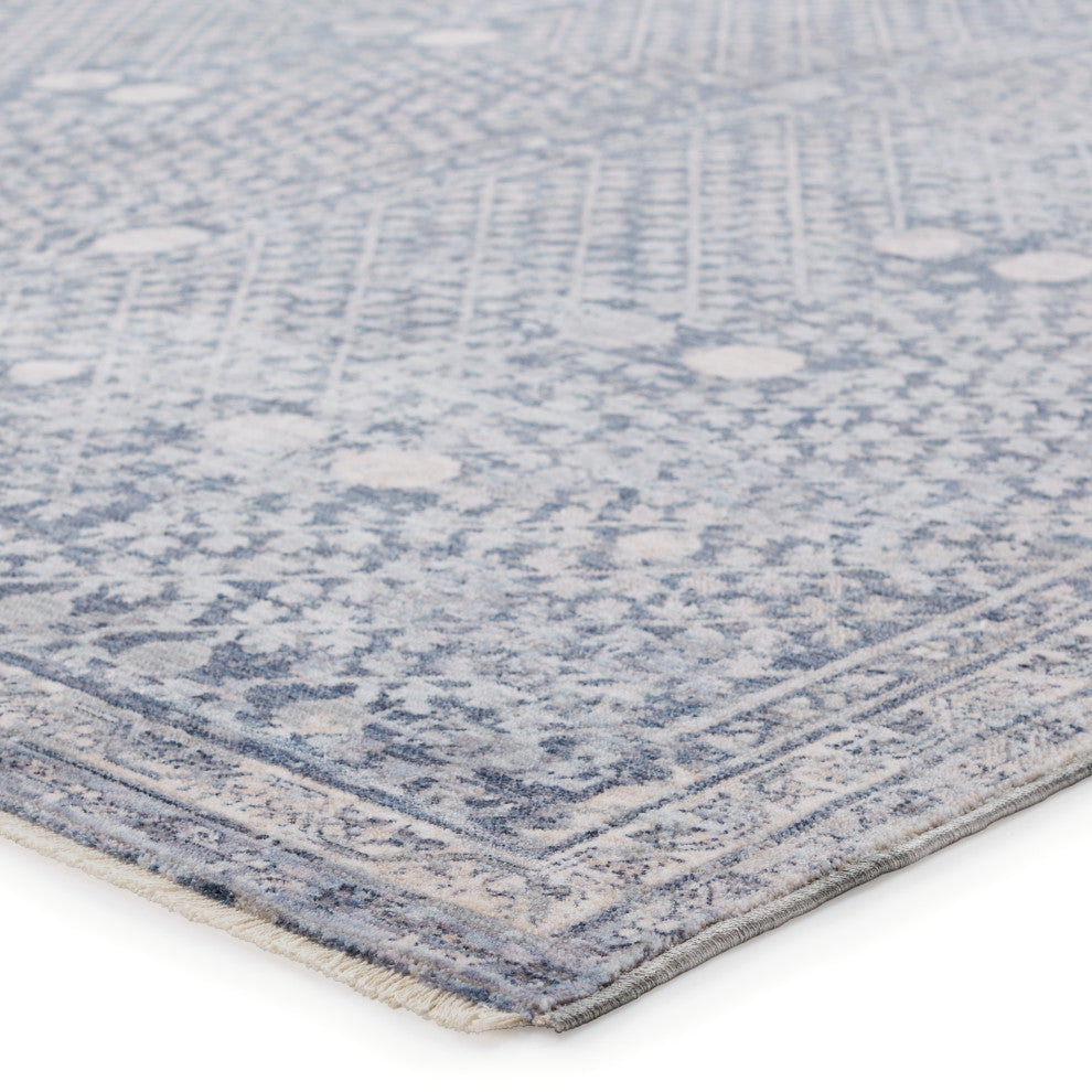 Jaipur Living Larkin Floral Area Rug, Blue/Light Gray, 6'x9'