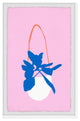 "White Hanging Pot" Framed Painting Print, 8x12