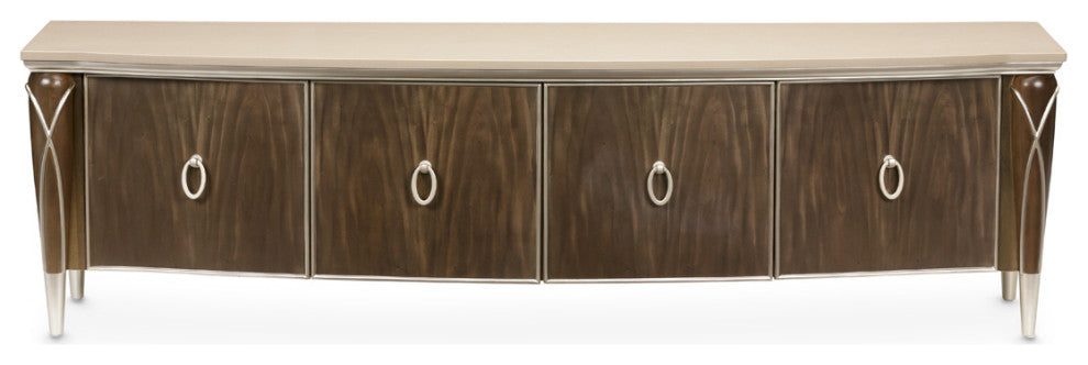 Villa Cherie Media Cabinet - Hazelnut