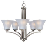 Maxim Lighting Aurora 5-Light Chandelier Satin Nickel - 20095FTSN