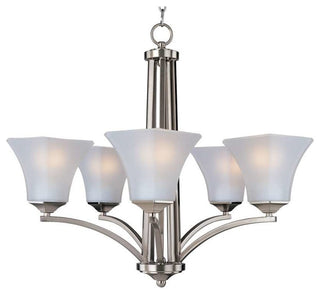 Maxim Lighting Aurora 5-Light Chandelier Satin Nickel - 20095FTSN