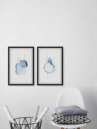 Afterthought Diptych, Set of 2, 30x45 Panels