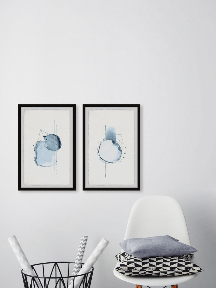 Afterthought Diptych, Set of 2, 30x45 Panels