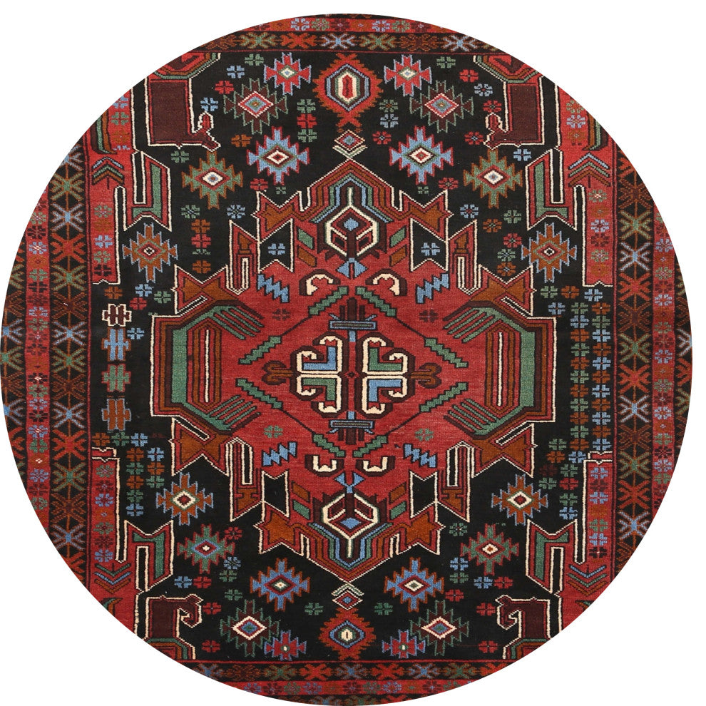 Ahgly Company Indoor Round Traditional Area Rugs, 3' Round