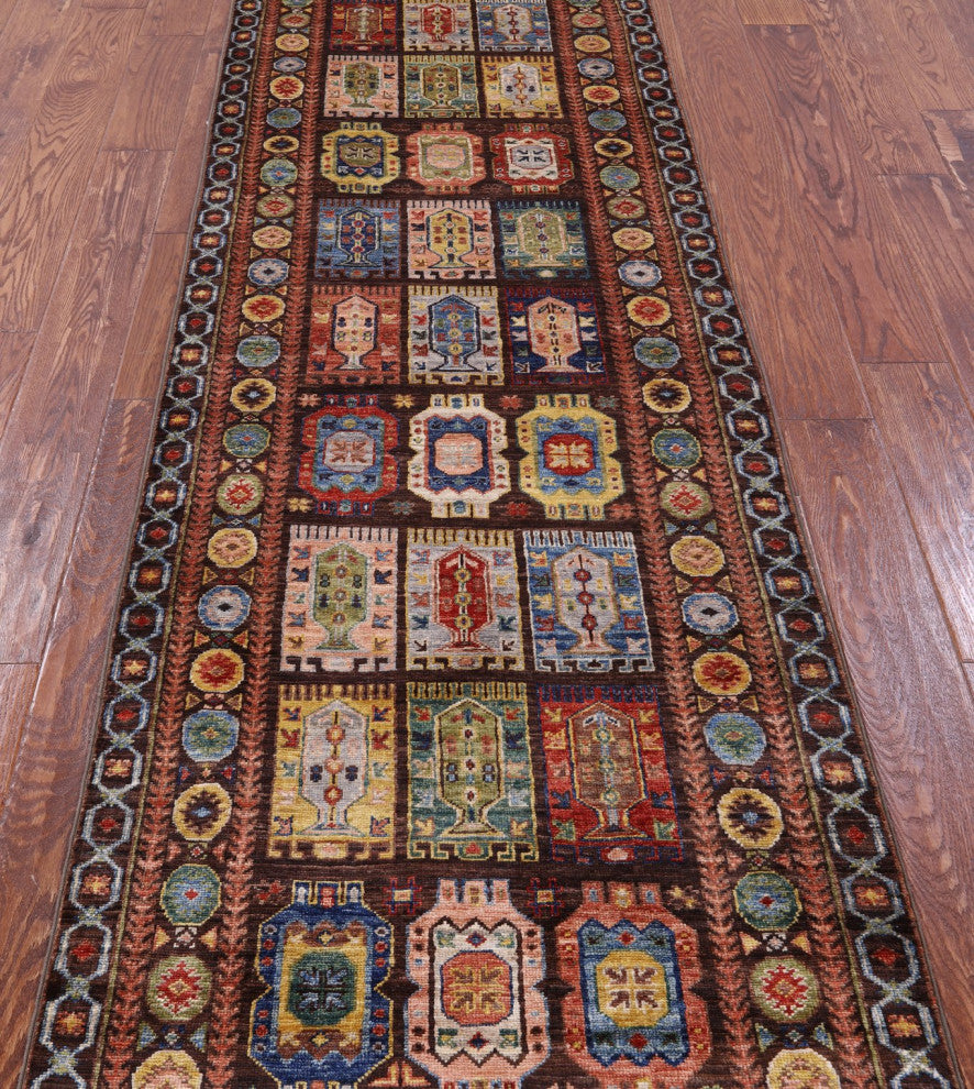 2' 8" X 8' 4" Runner Persian Hand-Knotted Wool Rug - Q12169