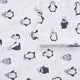 Intelligent Design Cozy Soft Cotton Flannel Printed Sheet Set, Blue Penguins