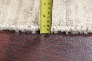 Consigned, Oriental Gabbeh Persian Style Area Rug Hand-Knotted, Beige, 4'9"X3'6"