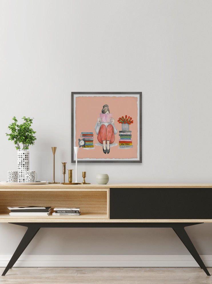 "Beginners Guide to Fashion" Framed Painting Print, 32x32